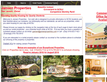 Tablet Screenshot of jansenproperties.com